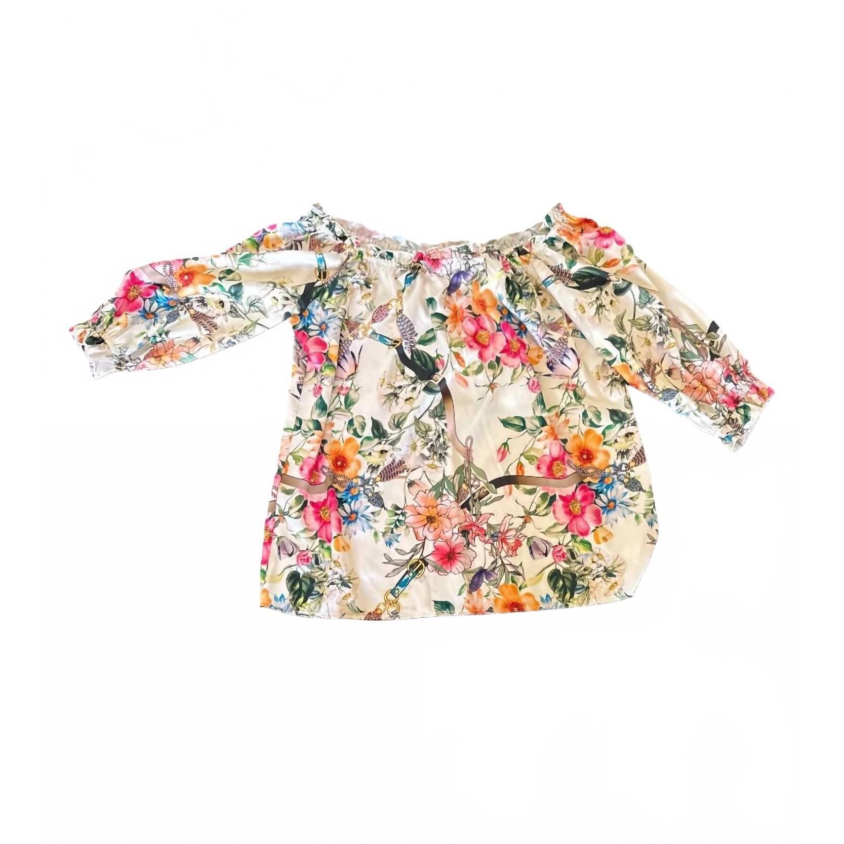 New Drew Women's Nolie Off The Shoulder Top In Cream